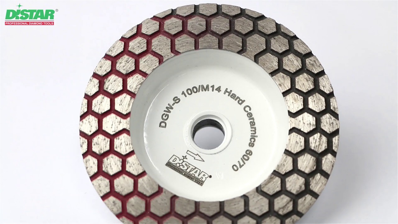 Алмазная фреза Distar 100 Hard Ceramics | Diamond grinding cup wheels Distar 100 Hard Ceramics